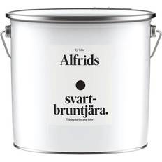 Brun - Träfärger Målarfärg Alfrids - Träfärg Black-brown tar 0.1L