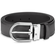 Horseshoe Buckle Belt - Grey