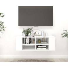 TV-benker vidaXL Wall-Mounted TV-benk 102x35cm