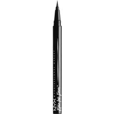 Svarte Eyelinere NYX Epic Ink Waterproof Liquid Eyeliner #01 Black