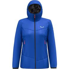 Salewa Ortles Tirolwool Responsive Stretch Hooded Jacket Women - Blue Electric