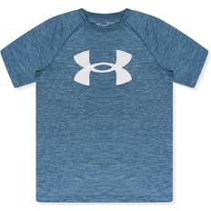 Under Armour Youths Tech Twist Big Logo T-Shirt Blue