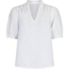 Neo Noir Odesa Linen Blouse - White