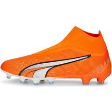 Puma Ultra Match Laceless FG/AG Supercharge Orange/Hvid/Blå Kunstgræs AG Græs FG