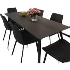 Dining room table black Modern Color4 Dining Set 7