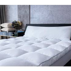 Double Beds - Grey Bed Mattress Queen Rose Cooling Plush Pillow Top 18 inch Bed Matress 152.4x203.2cm