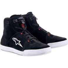 Alpinestars Chrome Motorcycle Shoes - Black/Grey/Red Fluo