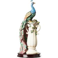 Best Figurines Design Toscano the peacock's sanctuary sculpture Figurine