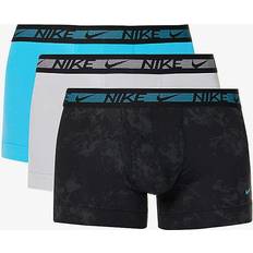 Blau - Trainingsbekleidung Unterhosen Nike DRI-FIT FLEX MICRO X3 herren Boxer Bunt