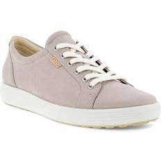 ecco Women's Soft Sneaker, Grey Rose Nubuck, 12-12.5