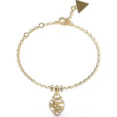 14k Armbänder Guess Armband Heart Cage JUBB03 100JW Gelb vergoldet