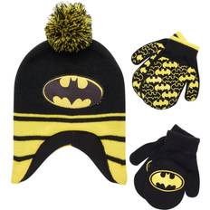 Accessories DC Comics boys batman winter hat pair glove or mittens set, toddler/little boy