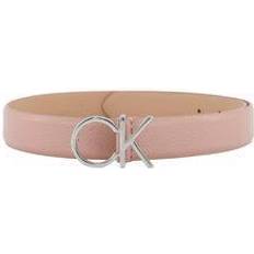 Elastane/Lycra/Spandex Cinture Calvin Klein Cintura da donna Re-Lock Ck Logo Belt 30mm Pbl K60K610413 Rosa