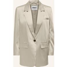 Only Satin Blazer - Gray/Moonbeam