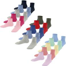Esprit Solid Sneakers 5-Pack Ankelstrumpor Barn - Pink