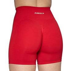 Red - Yoga Shorts Aurola Intensify Workout Shorts Women - Fiery Red