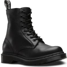 Tacco Stivaletti in Pizzo Dr. Martens 1460 Mono Lace Up Boots - Black Virginia