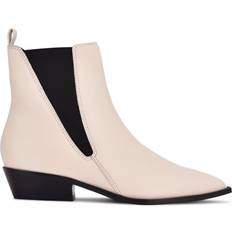 Nine West Slip-On Ankle Boots Nine West Danzy - Chic Cream