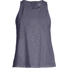 Blå - Yoga Overdele Casall Texture Tank Open Back - Nordic Blue