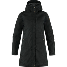 Bomuld - M - Sort Overtøj Fjällräven Kiruna Padded Parka W - Black