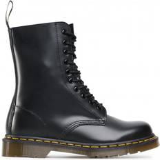 44 Bottines en Dentelle Dr. Martens 1490 Smooth Leather Mid Calf Boots - Black