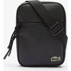 Lacoste LCST Small Flat Crossbody Bag - Black