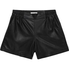 Anine Bing Koa Short - Black Vegan Leather