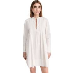Vince Trapeze Linen Blend Minidress - White