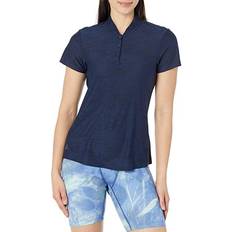 Adidas Women's Performance Jacquard Polo - Collegiate Navy