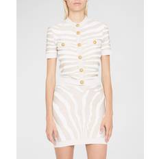 Balmain Gebreide Trui - Dames - Beige