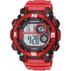 Armitron Sport 40/8284RDBK Digital Chronograph Matte Red Resin