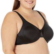 Warner's Olga Signature Support Satin Bra Black