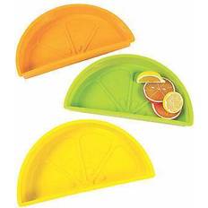 Orange Serving Trays Fun Express Slice Luau Party Serving Tray