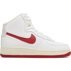 Skor nike air force 1 red Nike Air Force 1 High Sculpt W - Summit White/Coconut Milk/Gym Red