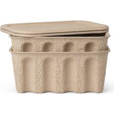 Ferm Living Paper Pulp Boîte de rangement 2pcs