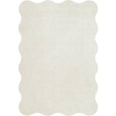 Layered Mattor Layered Scallop Ullmatta 180x270 cm Bone White Vit cm
