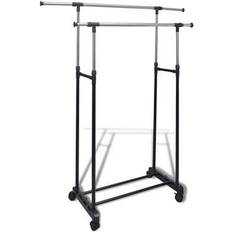 vidaXL Adjustable Clothes Rack 16.5x66.9"