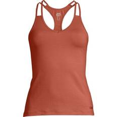 Casall V-Neck Racerback - Burnt Sienna Red