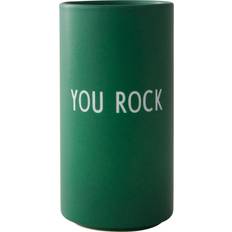 Design Letters Accessoires d'intérieur Design Letters AJ Favourite en porcelaine, You Rock / vert gazon - Vert Vase