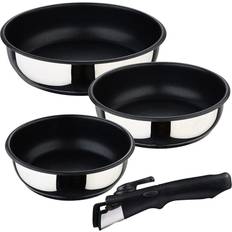 Bergner Kasseroller & Stegepander Bergner Stegepander Click & Cook Rustfrit 3 dele