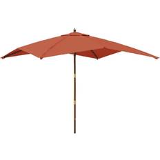 Red Parasols & Accessories vidaXL 363196 - Terracotta 300cm