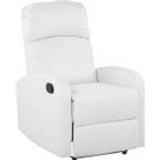 Recliner Fåtöljer Beliani LED eco-leather reclining Fåtölj