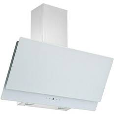 Respekta 90cm Hottes aspirantes Respekta Hotte Aspirante Inclinée 90 cm Blanc Led 90cm, Blanc, Argent