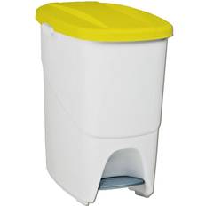 Pattumiera 25 Litri Giallo e Bianco Denox