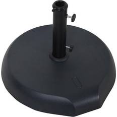 Base Para Sombrilla Negro - Material De Metal - Soporta Hasta 35 Kg