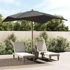 Sun parasol vidaXL anthracite Garden Parasol Umbrella Pole Sun Parasol