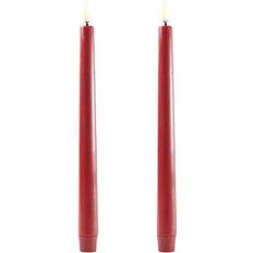 Uyuni Conical Carmine Red LED-Licht 25cm 2Stk.