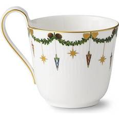 Royal copenhagen stjerne riflet jul Royal Copenhagen Star Fluted Christmas Krus 33cl