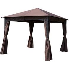 Pavilions & Accessories OutSunny Gazebo 01-0873 Coffee 2700