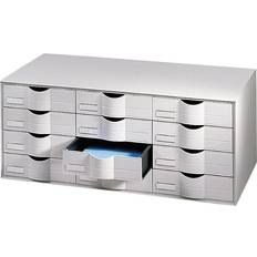 Kontorartikler Paperflow Skuffekabinet 12 Skuffer A4 240 x 320 mm Grå